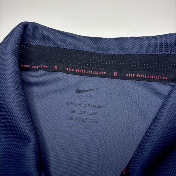 Nike Golf Tiger Woods Players Championship TPC Mesh Dry Fit Men's XXL Polo Shirt - Picture 8 of 9